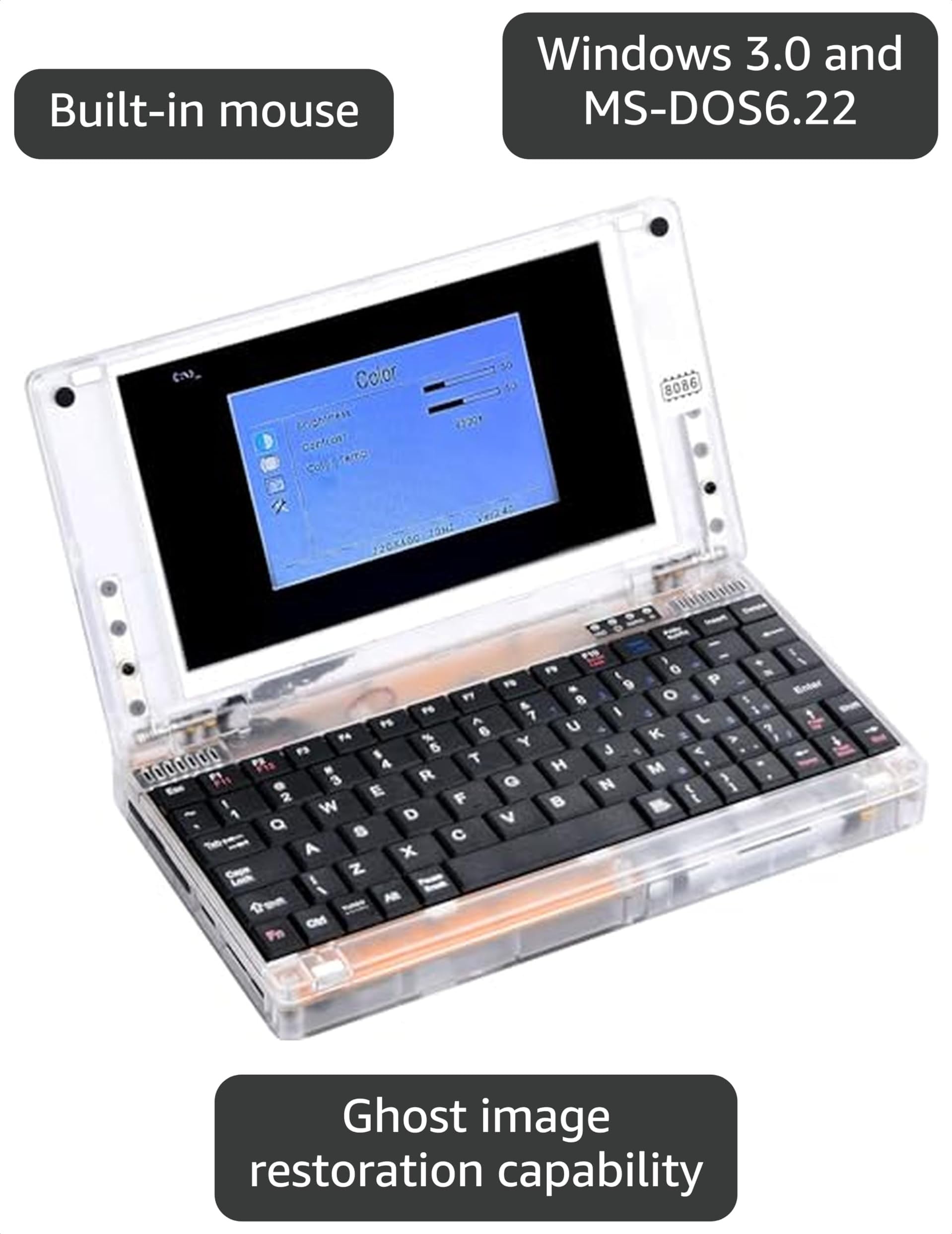Amazon.com: ZEZEFUFU Replica Portable Laptop Vintage Computer Win